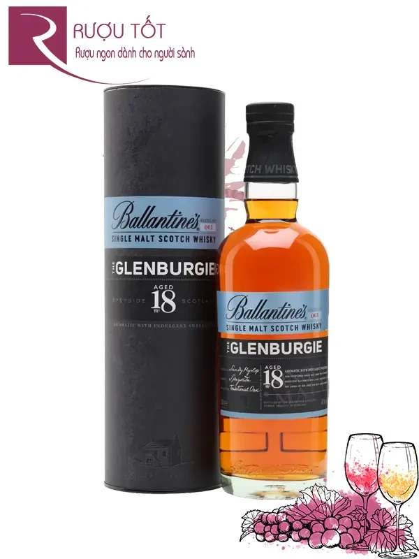 Rượu Ballantine's Glenburgie 18 700ml