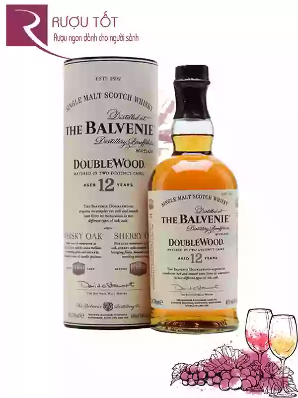 Rượu The Balvenie 12 Double Wood