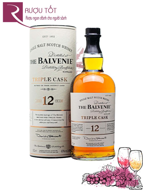 Rượu Balvenie 12 Year Triple Cask