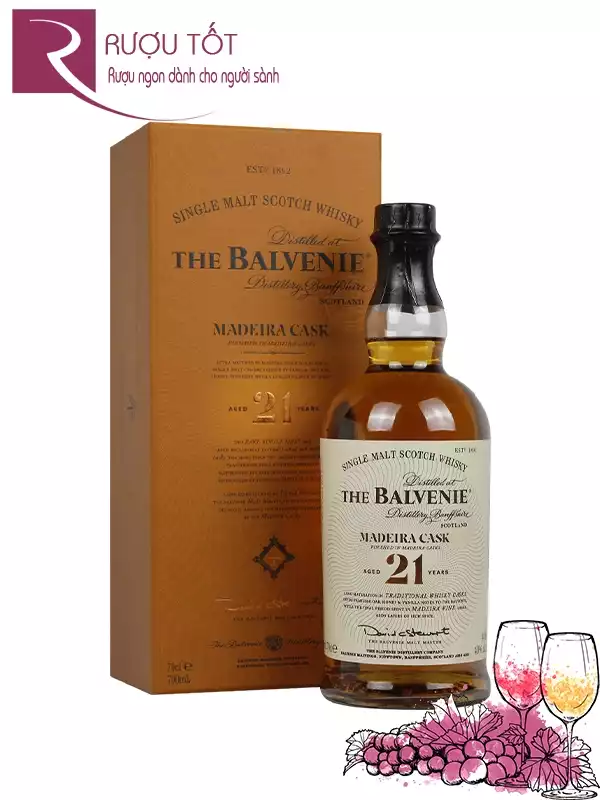 Rượu Balvenie 21 Madeira Cask 40%