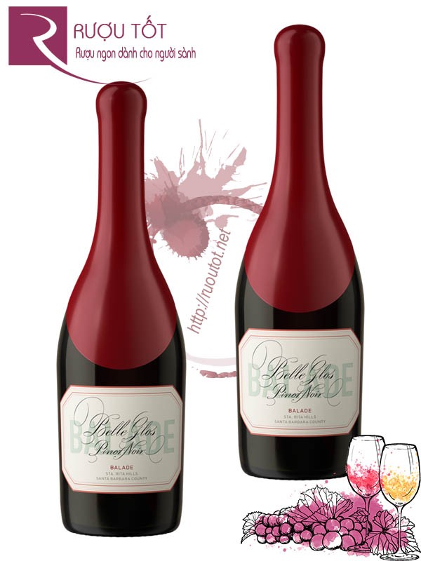 Rượu Vang Balade Belle Glos Pinot Noir