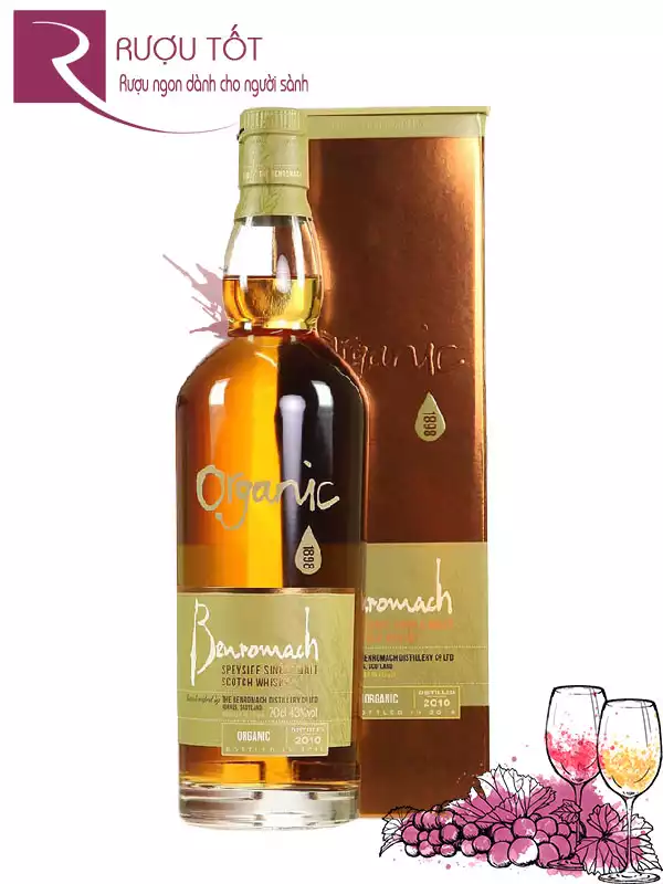 Rượu Whisky Benromach Organic 43%