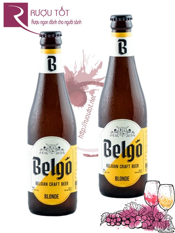 Bia Bỉ Belgo - Dòng Blonde 5,9% 330ml