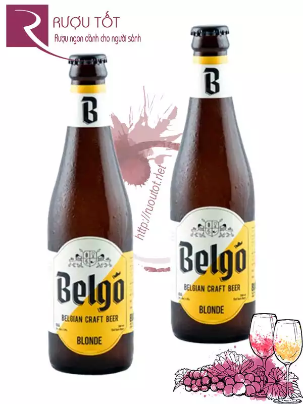 Bia Bỉ Belgo - Dòng Blonde 5,9% 330ml