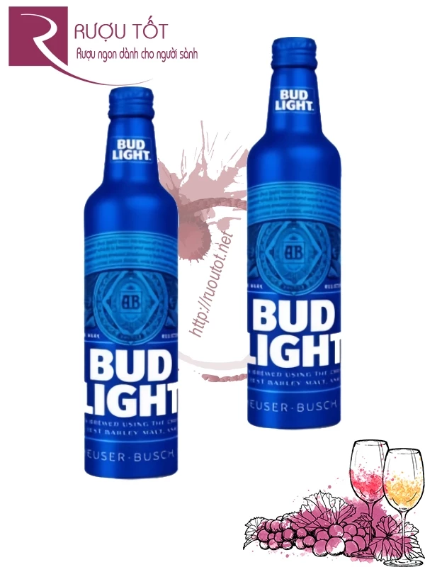 Bia Bud Light Mỹ 4,2% 473ml