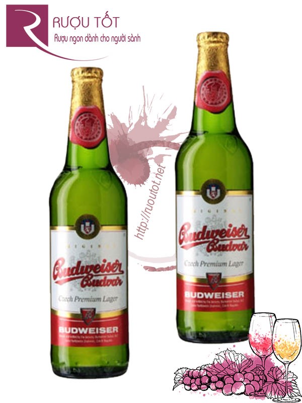 Bia Budweiser Bỉ 4,7% 500ml