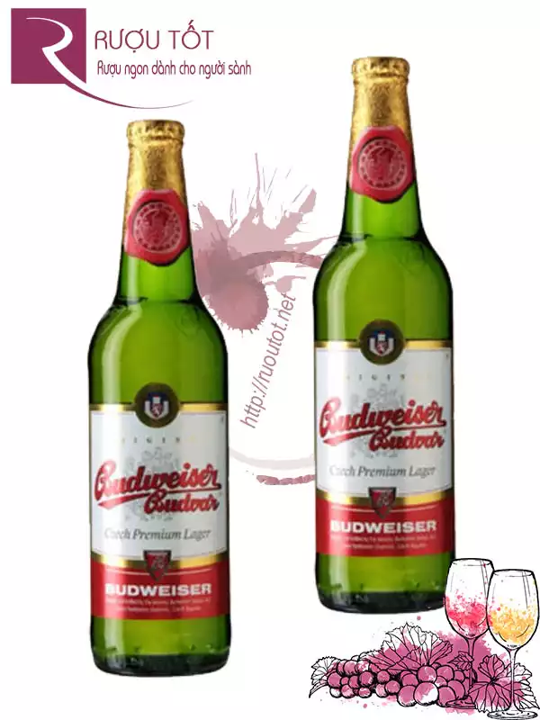 Bia Budweiser Bỉ 4,7% 500ml