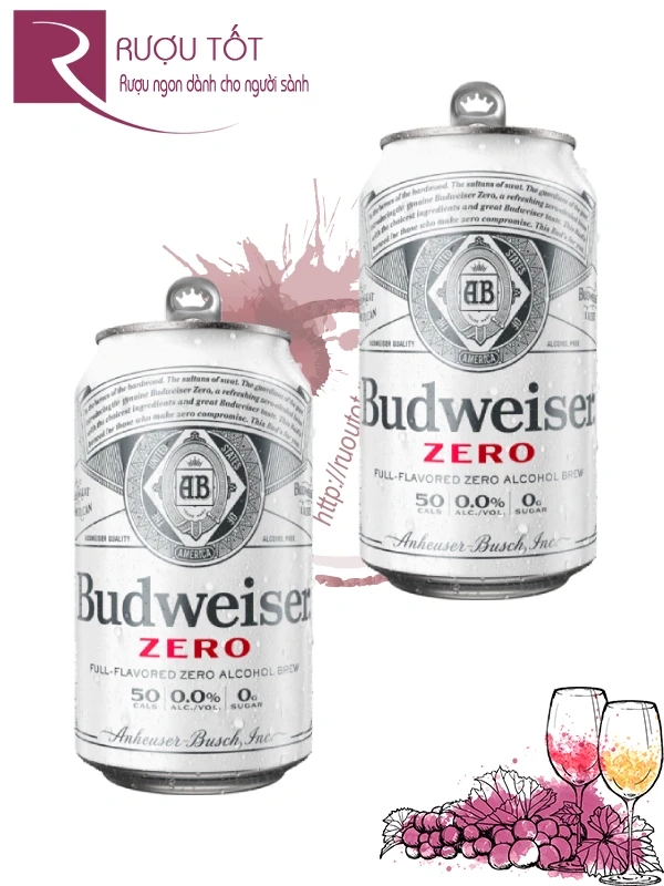 Bia Budweiser của Mỹ nhập khẩu lon 330ml