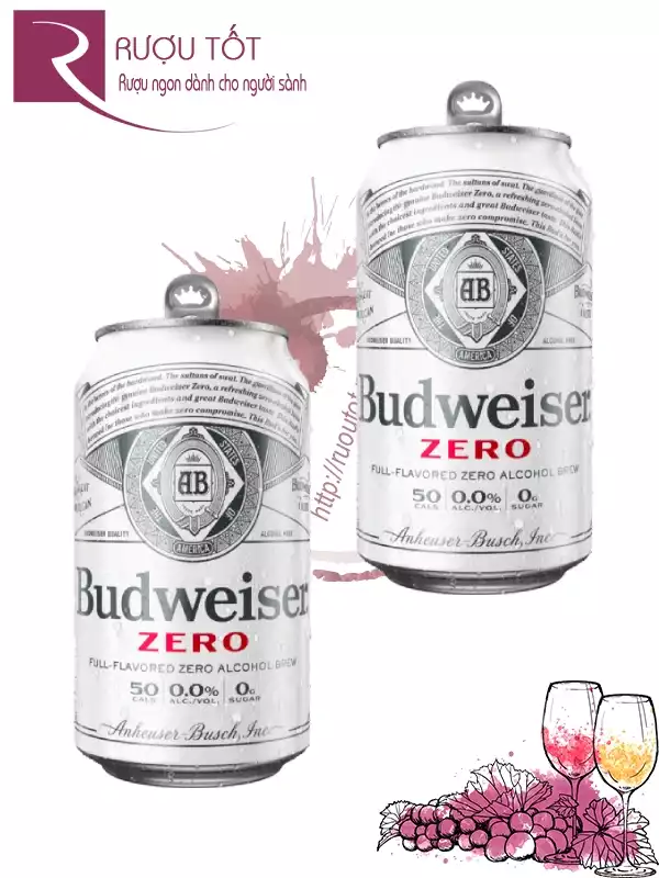 Bia Budweiser của Mỹ nhập khẩu lon 330ml