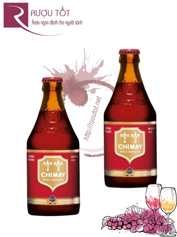 Bia Chimay đỏ 7% Bỉ - chai 750 ml