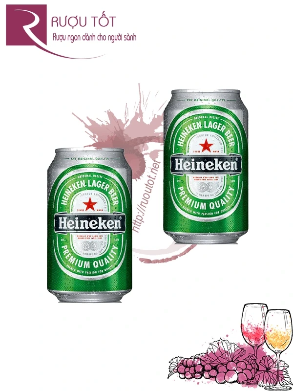 Bia Heineken Hà Lan 330ml
