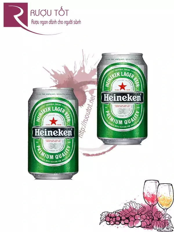 Bia Heineken Hà Lan 330ml