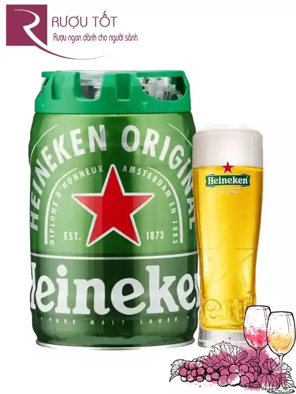 Bia Heineken Pháp 5 lít