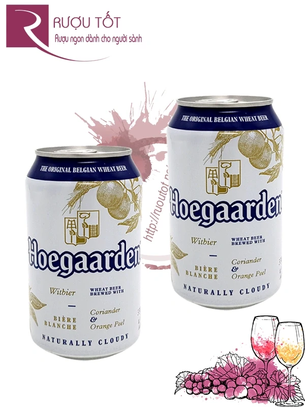 Bia Hoegaarden Trắng 330ml