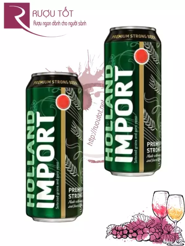Bia Holland Import 12 độ 500ml Hà Lan