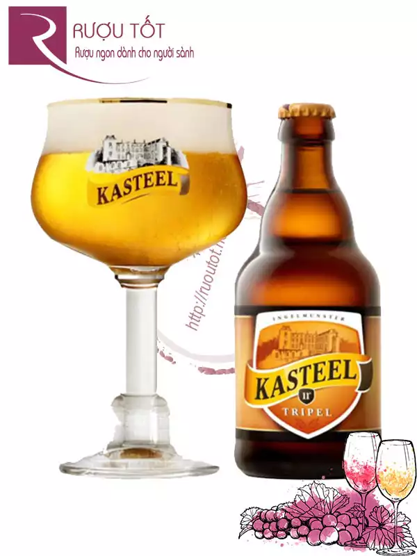 Kasteel Tripel - Chai 330ml 11% nhập khẩu Bỉ