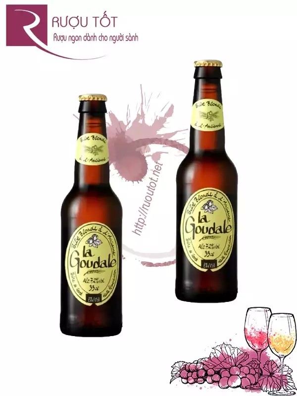 Bia La Goudale Blond 250ml