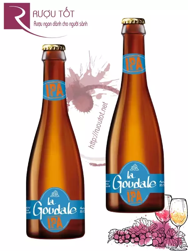 Bia La Goudale IPA 330ml 7,2% nhập khẩu Pháp