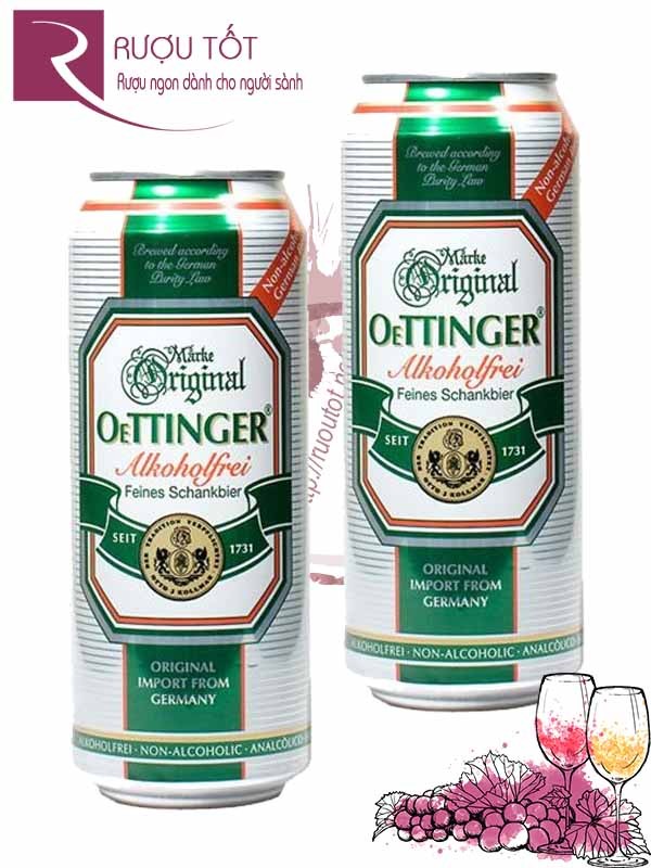 Bia Oettinger không cồn 0% lon 500ml