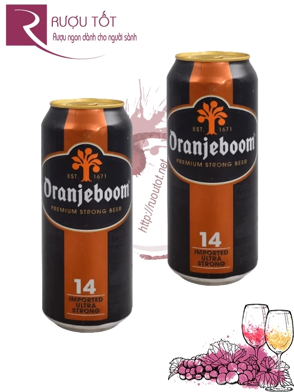 Bia Oranjeboom 14 500ml Premium Strong