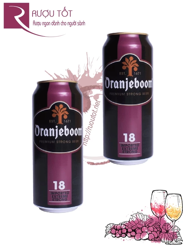 Bia Oranjeboom 18 Premium Strong 500ml