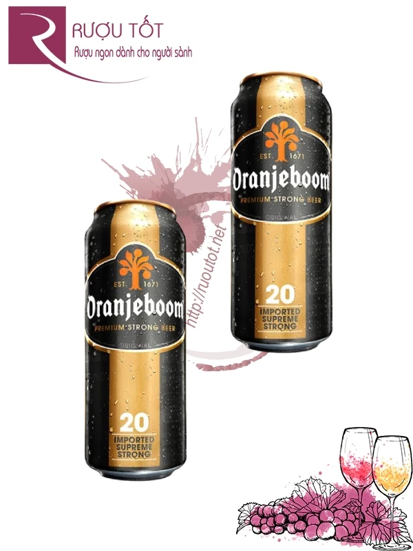 Bia Oranjeboom 20 lon 500ml