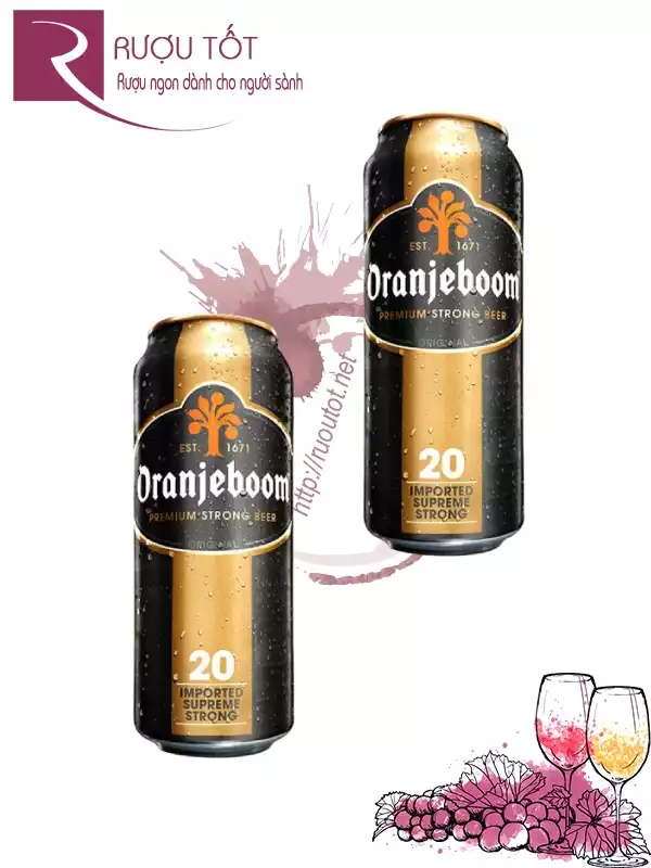 Bia Oranjeboom 20 lon 500ml