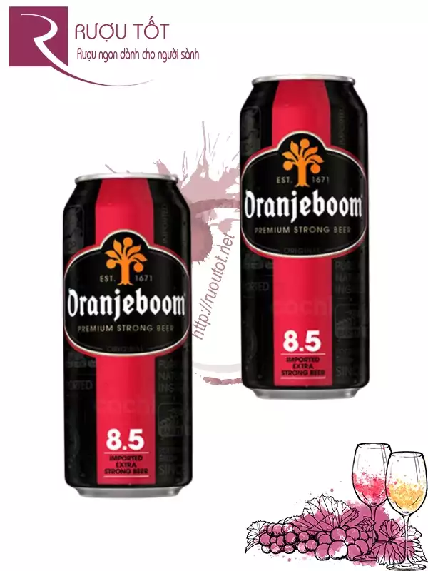 Bia Oranjeboom 8.5 Premium Strong 500ml