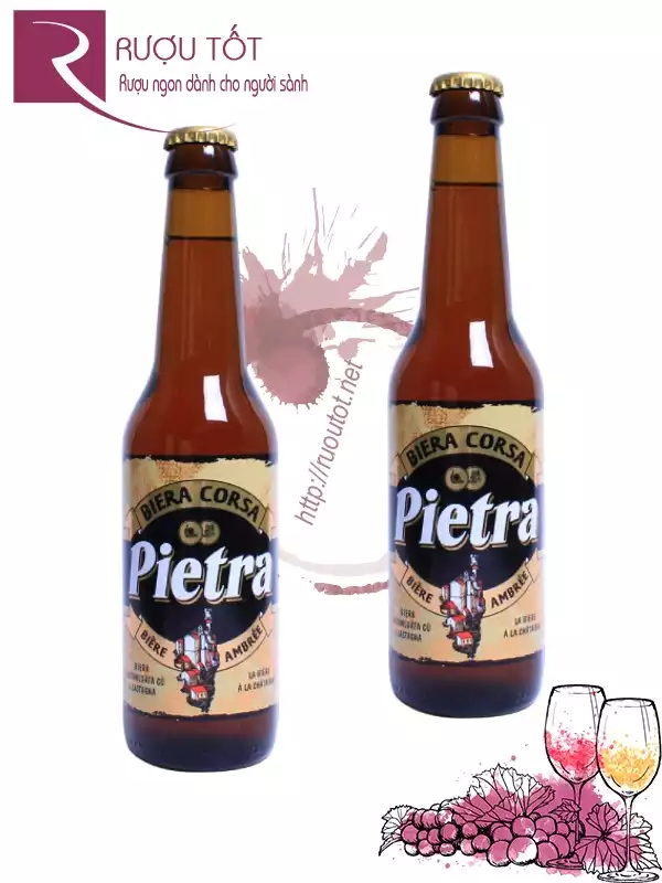 Bia Pietra 6% chai 330ml