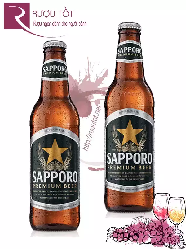 Bia Sapporo Premium 100 330ml 5%