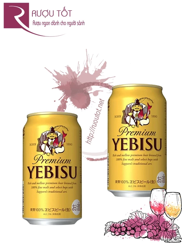 Bia Yebisu 500ml Chính Hãng