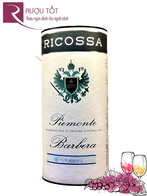 Vang Bịch Ricossa Piemonte Barbera DOC 3L