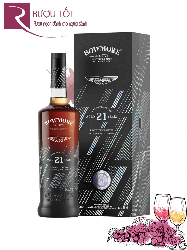 Rượu Bowmore 21 năm Aston Martin Edition 4