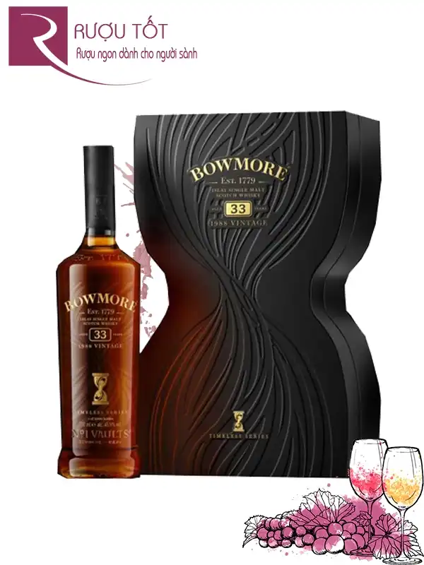 Rượu Bowmore 33 năm Timeless Series