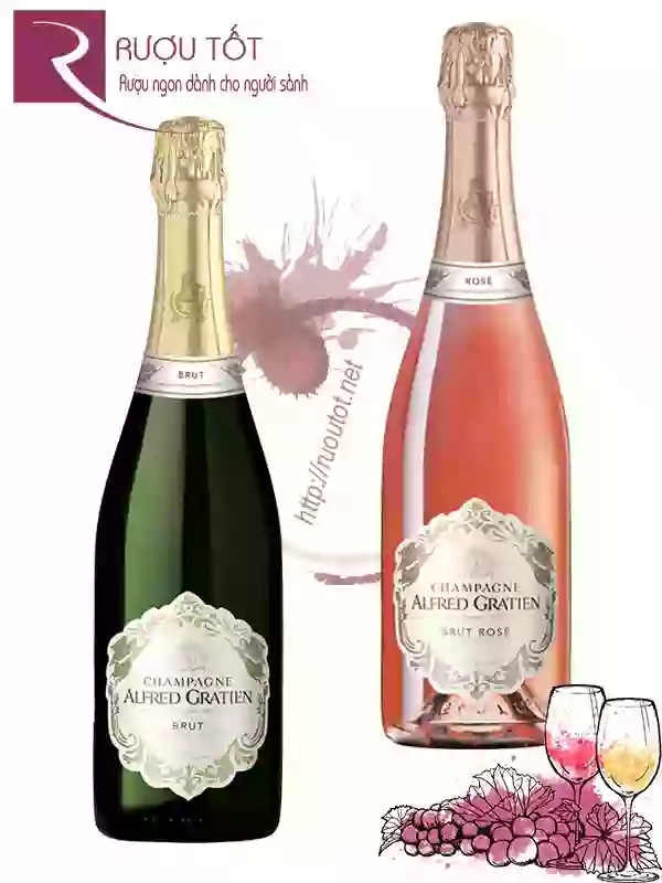 Rượu Champagne Alfred Gratien Brut - Brut Rose Chính Hãng