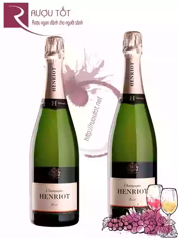 Rượu Champagne Henriot Rose