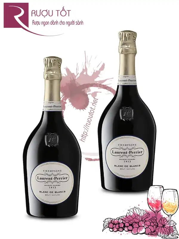 Rượu Champagne Laurent Perrier Blanc De Blancs Brut Nature