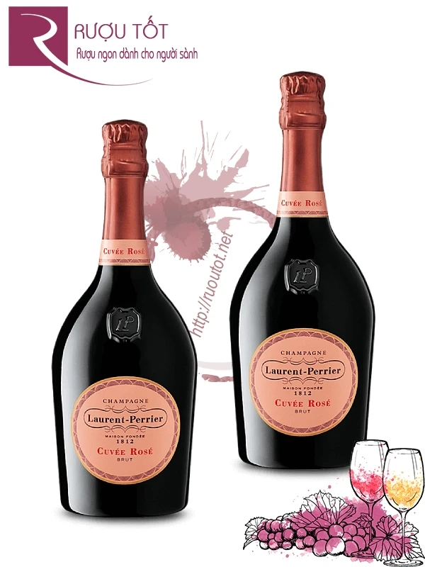 Rượu Champagne Laurent Perrier Cuvee Rose 750ml