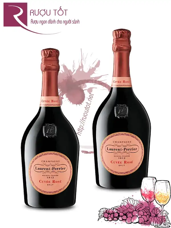 Rượu Champagne Laurent Perrier Cuvee Rose 750ml