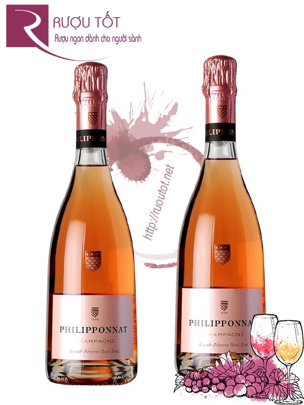 Rượu Champagne Philipponnat Royale Reserve Rose Brut