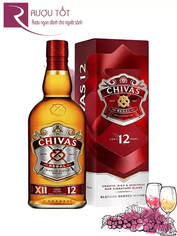 Rượu Chivas 12 1 Lít Giá Bao Nhiêu