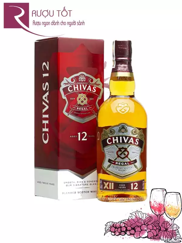 Giá Chivas 12 Năm Nhập Khẩu Chính Hãng