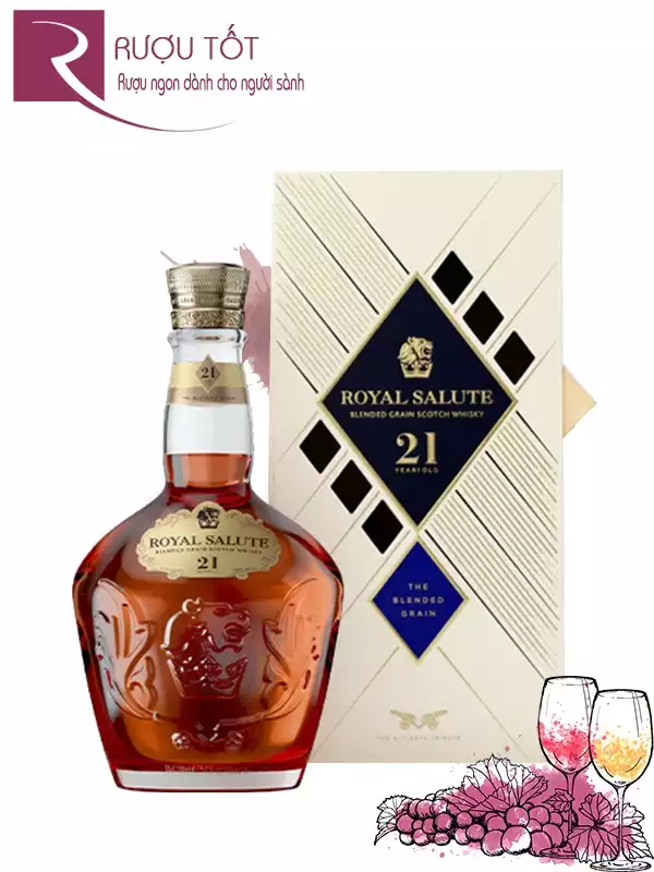 Rượu Chivas 21 Chai Thuỷ Tinh - The Blended Grain