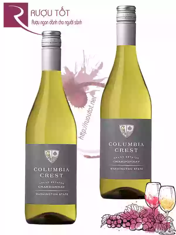 Rượu Vang Columbia Crest Grand Estates Chardonnay