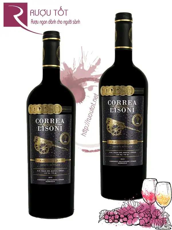 Rượu Vang Chile Correa Lisoni Gran Reserva 14%