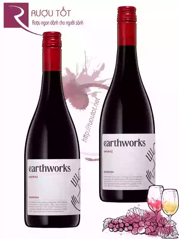 Rượu Vang Earthworks Shiraz Chính Hãng
