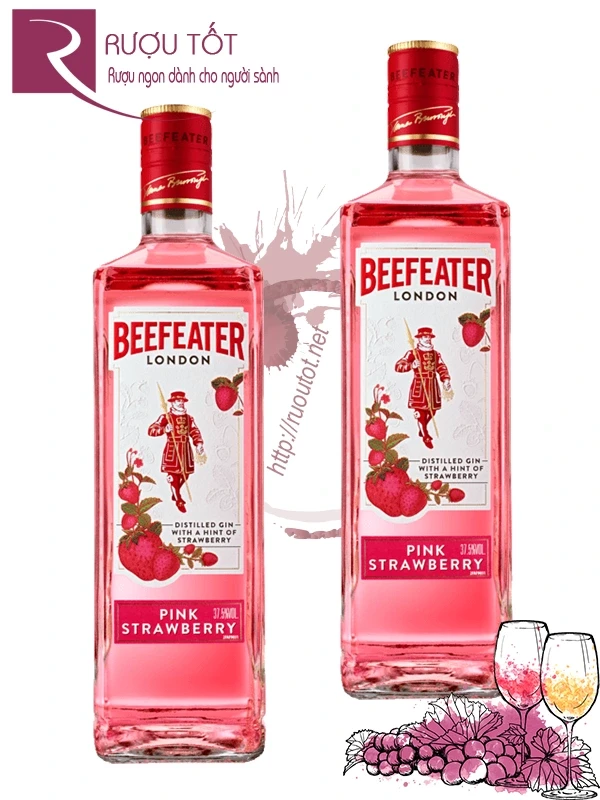 Rượu Gin Beefeater Pink Strawberry