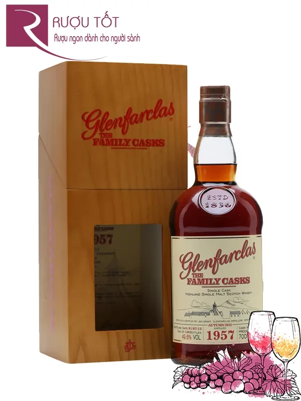 Rượu Glenfarclas 1957 Family Cask