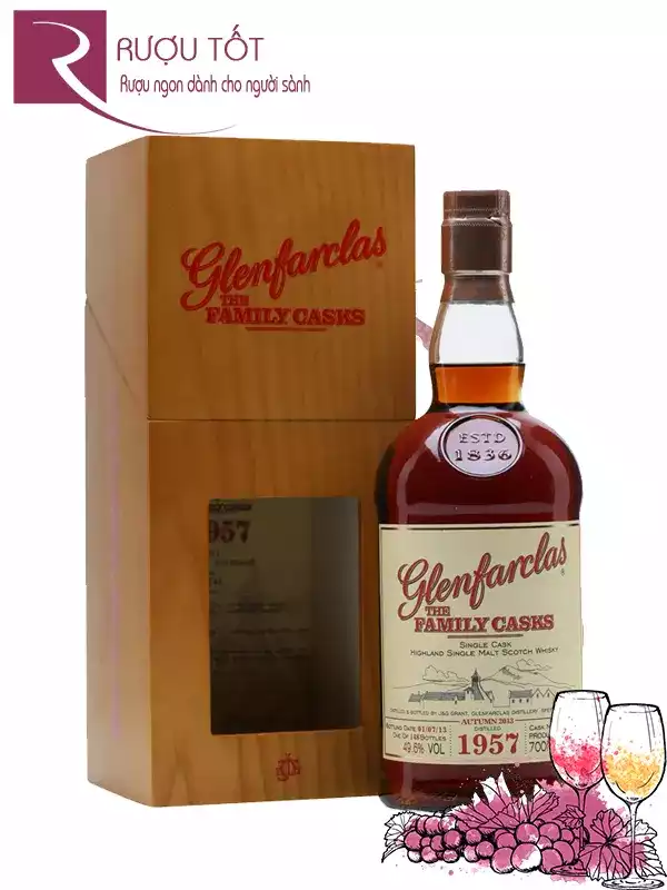 Rượu Glenfarclas 1957 Family Cask