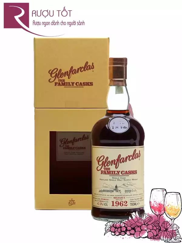 Rượu Glenfarclas 1962 Family Cask Spring 2015 Hogshead 3246